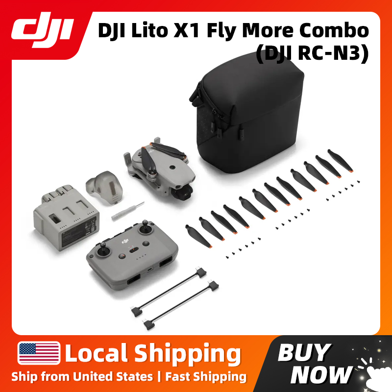 DJI Lito X1 Fly More Combo (DJ - Drone Kit With Camera ulasan dan harga
